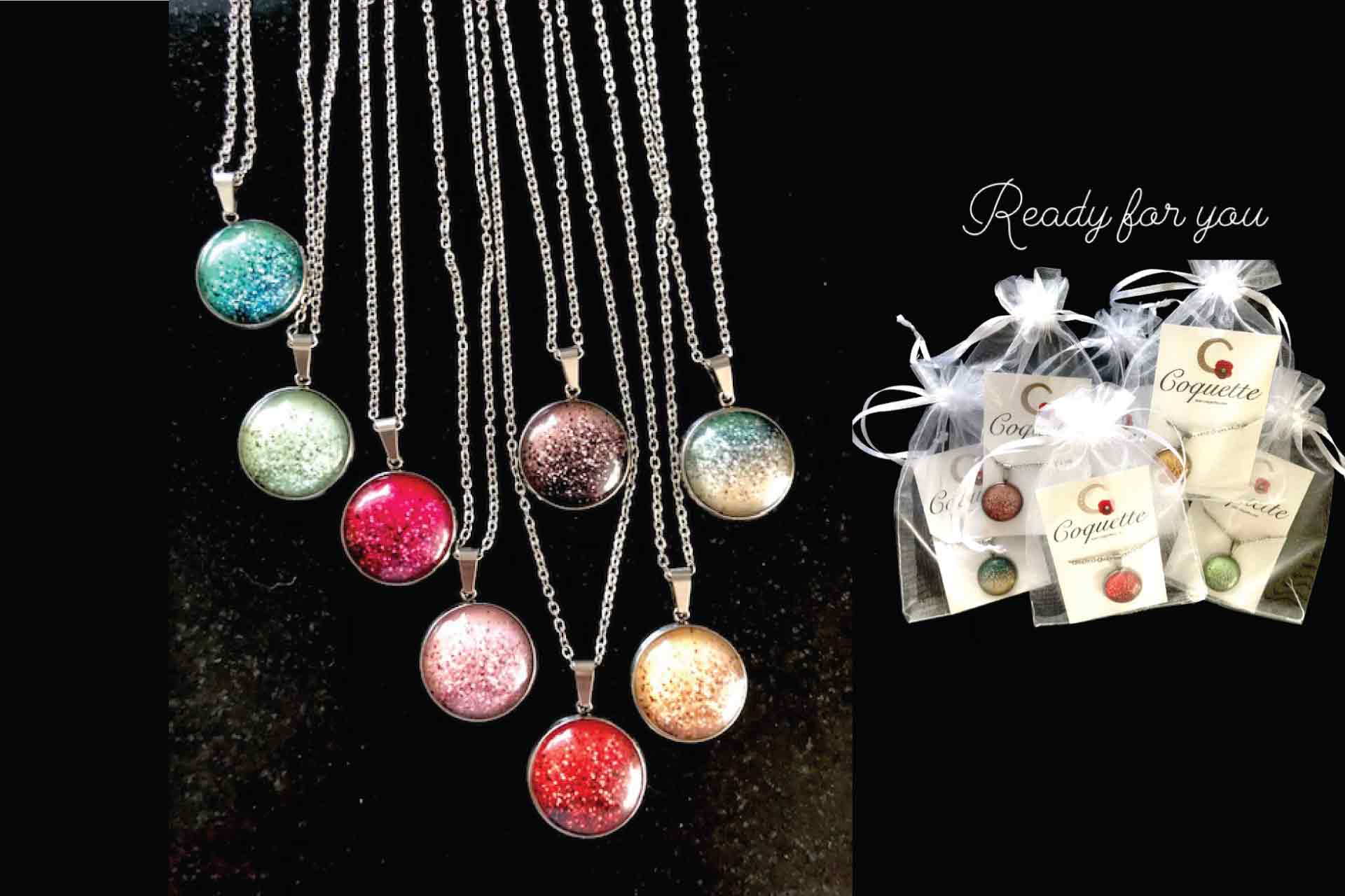 necklace with silver chain