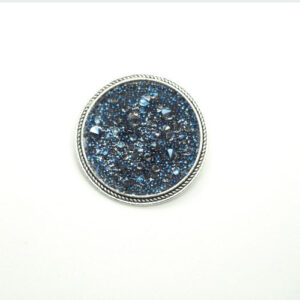 swarovski brooch- blue