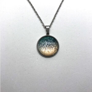 yellow green necklace