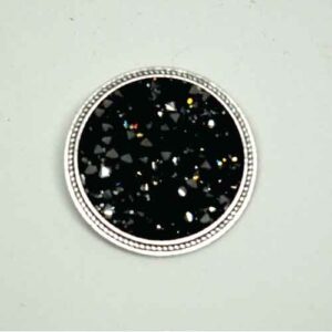 black brooch