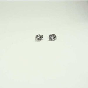 white earrings